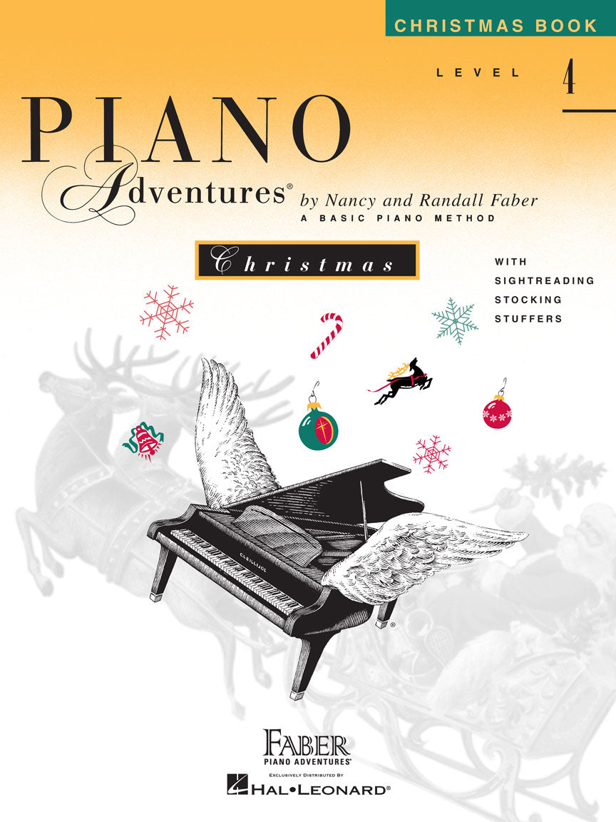 Faber Piano Adventures - Level 4 – Christmas Book, by Hal Leonard