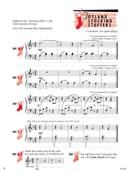 Faber Piano Adventures - Level 3B – Christmas Book, by Hal Leonard