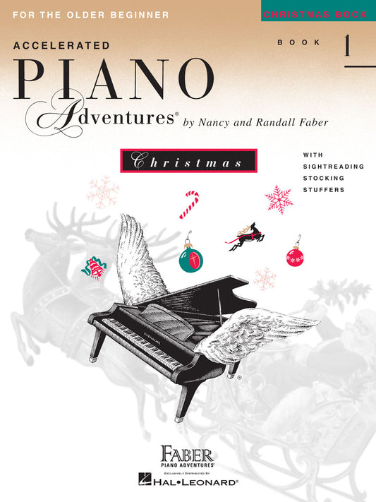 Accelerated Piano Adventures for the Older Beginner – Christmas Book, by Hal Leonard