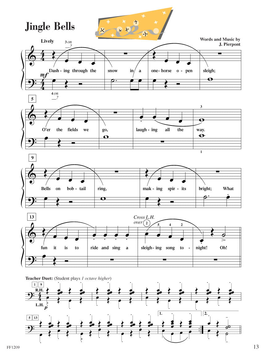 Accelerated Piano Adventures for the Older Beginner – Christmas Book, by Hal Leonard