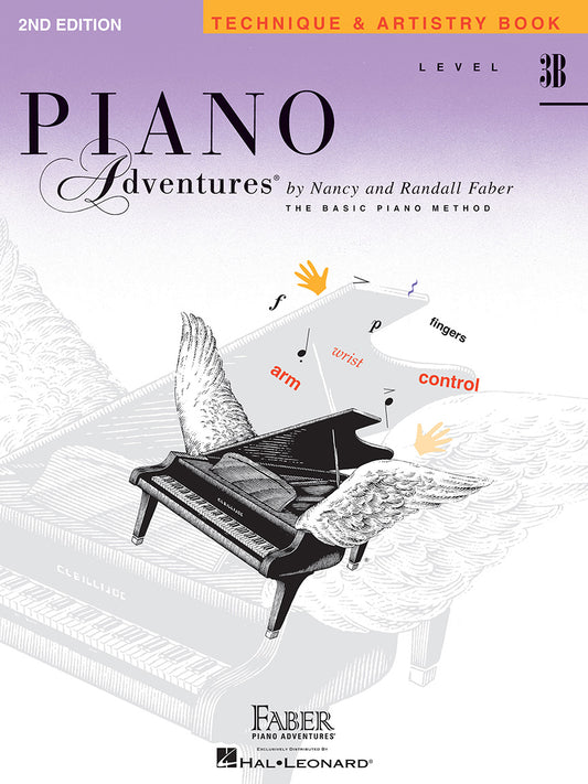 Faber Piano Adventures Level 3B – Technique & Artistry, 2nd Edition by Hal Leonard