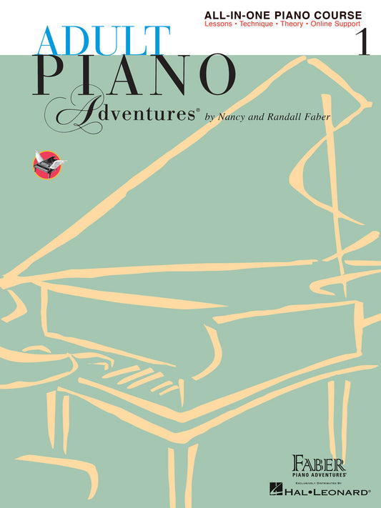 Adult Piano Adventures - All-in-One Piano Course Book 1 - Spiral Bound