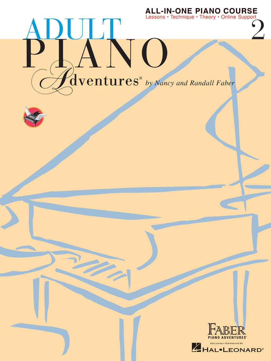 Adult Piano Adventures - All-in-One Piano Course Book 2 - Spiral Bound