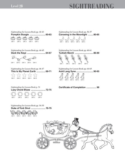 Faber Piano Adventures - Level 2B - Sightreading Book