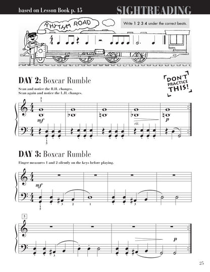 Faber Piano Adventures - Level 2B - Sightreading Book