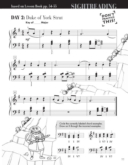 Faber Piano Adventures - Level 2B - Sightreading Book