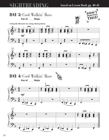 Faber Piano Adventures - Level 3A - Sightreading Book
