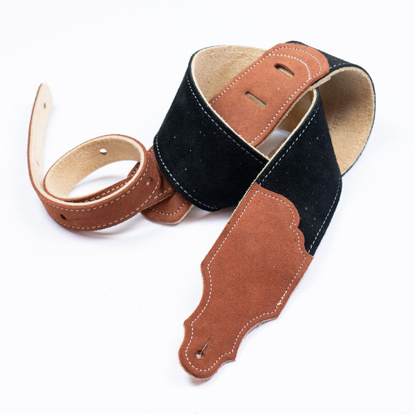 FRANKLIN FSS2-BK-RU Sedona Suede Guitar Strap