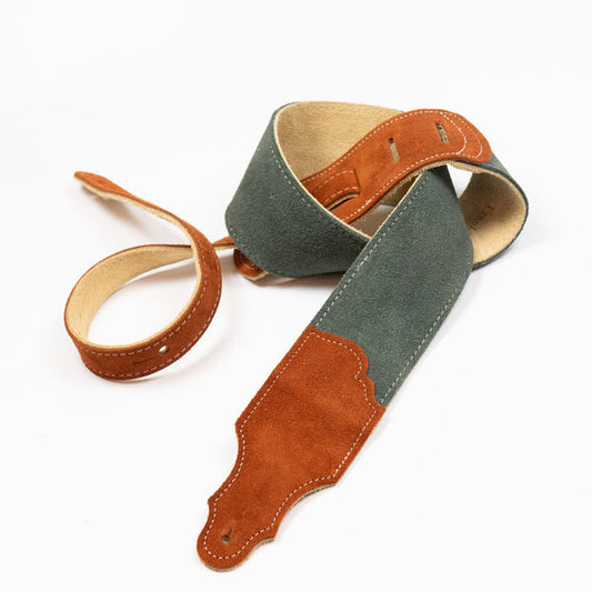 FRANKLIN FSS2-GY-RU Sedona Suede Guitar Strap