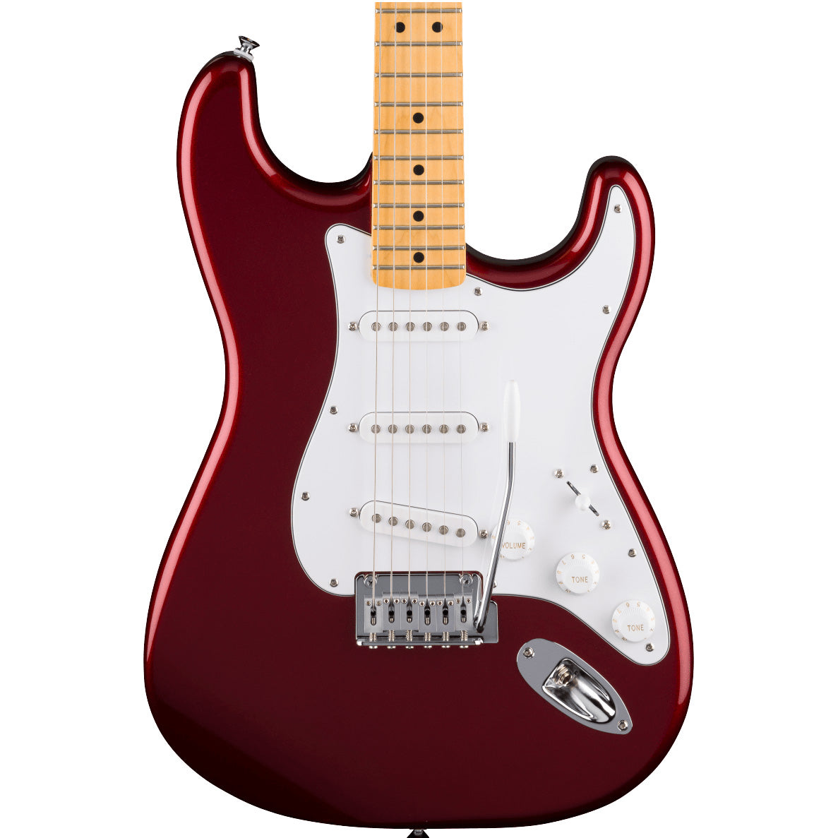 Fender Standard Series, Stratocaster, Maple Fingerboard, White Pickguard, Candy Cola