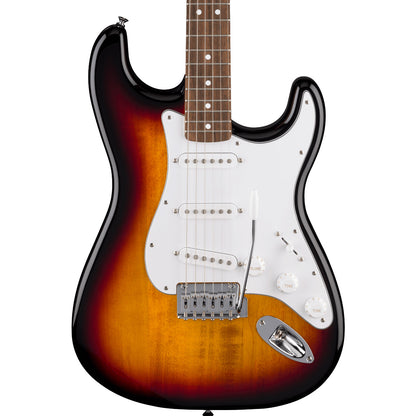 Fender Standard Series, Stratocaster, Laurel Fingerboard, White Pickguard, 3-Color Sunburst