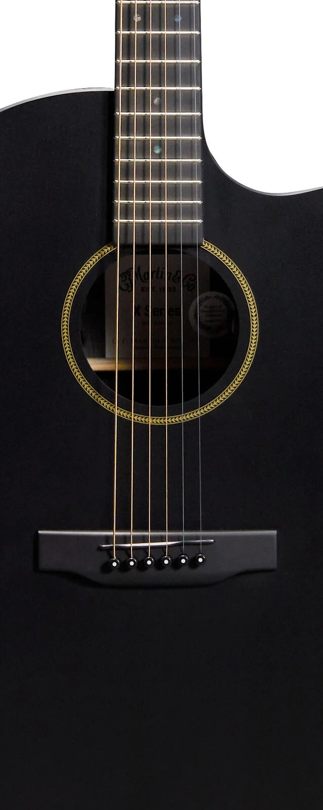 Martin GPC-X1E black, Acoustic Guitar