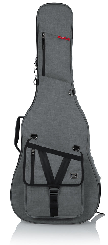 Gator Transit Acoustic Guitar Bag; Light Grey