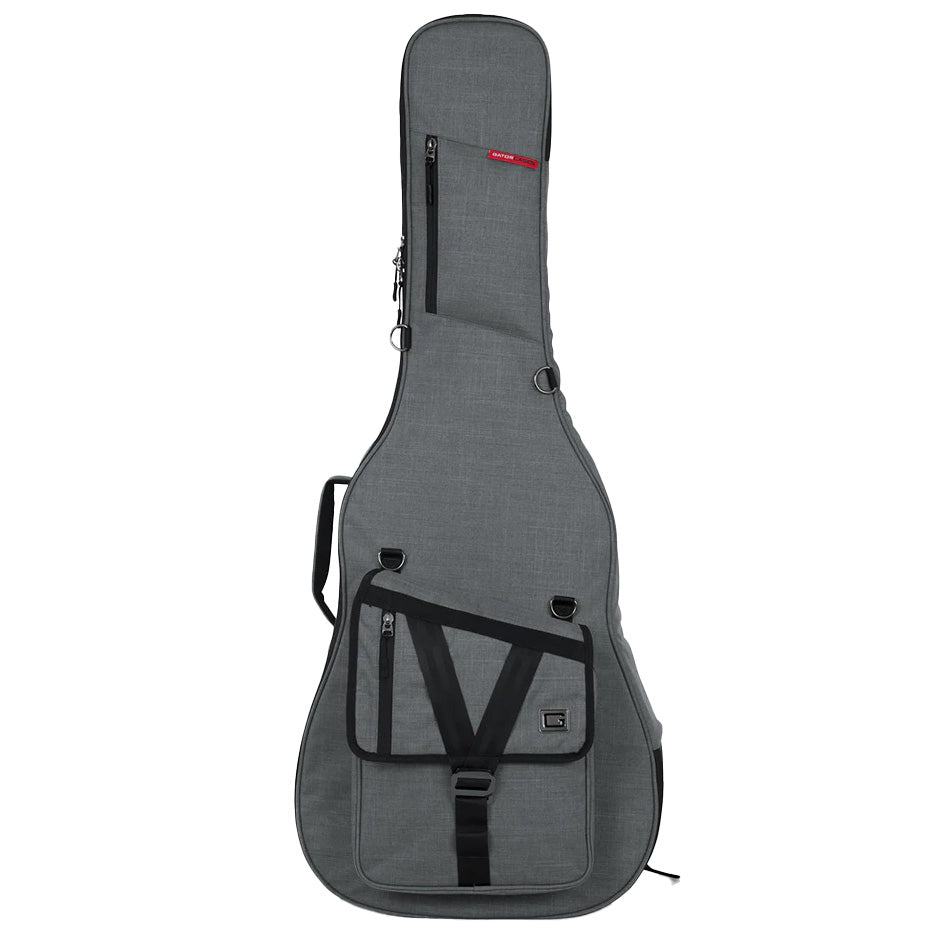 Gator Transit Acoustic Guitar Bag; Light Grey