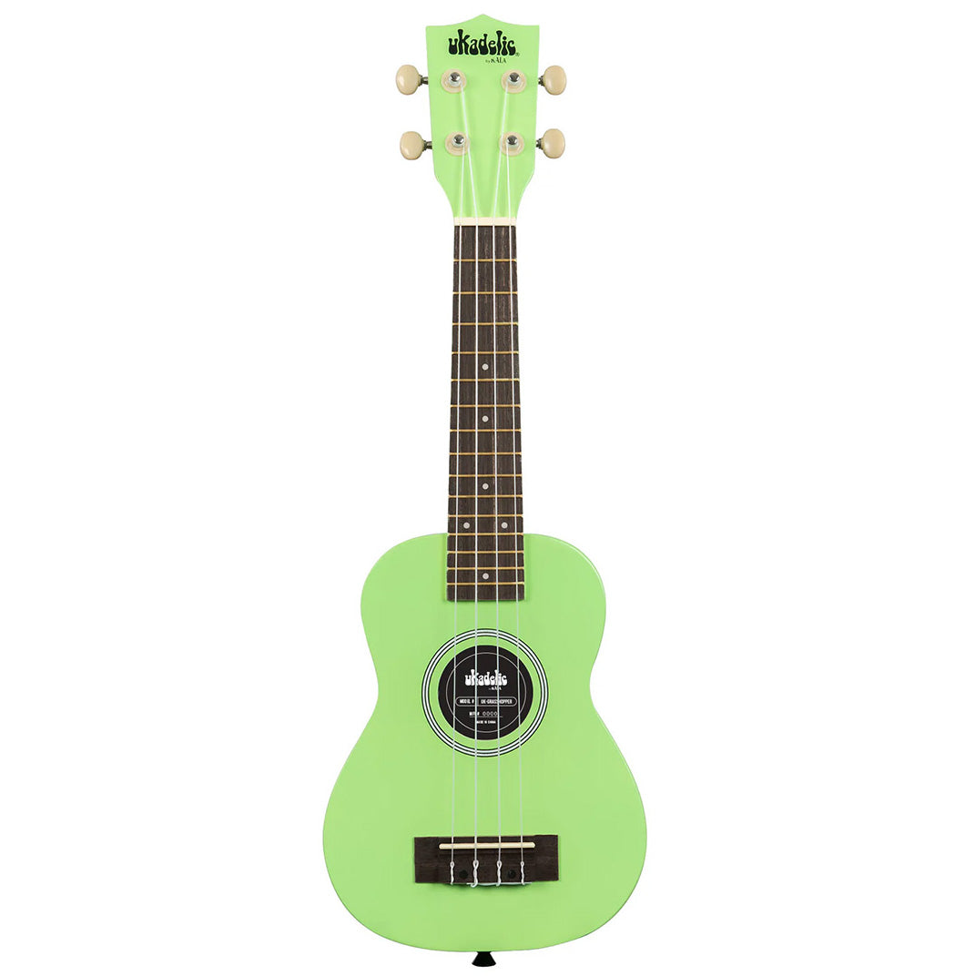 Kala Grasshopper Ukadelic Soprano Ukulele, UK-GRASSHOPPER
