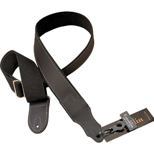 Franklin HB1-BK-BK Hybrid Ball Glove Leather Guitar Strap