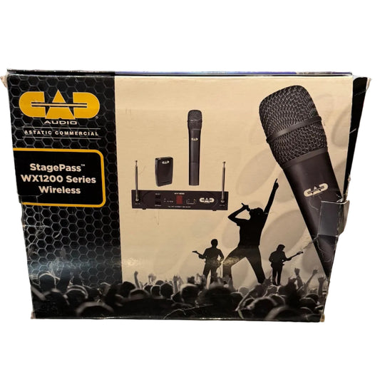 CAD StagePass WX1210 VHF Lavalier Wireless Mic System (Discontinued/Open Box)