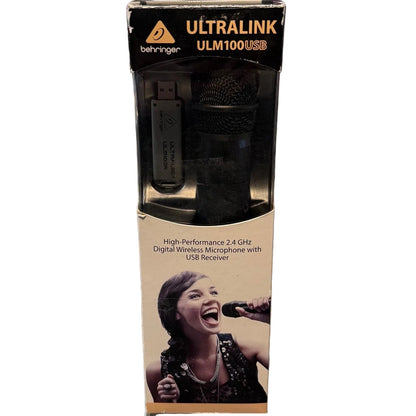 Behringer ULM100USB Wireless Microphone With USB Receiver (Discontiued/Open Box)