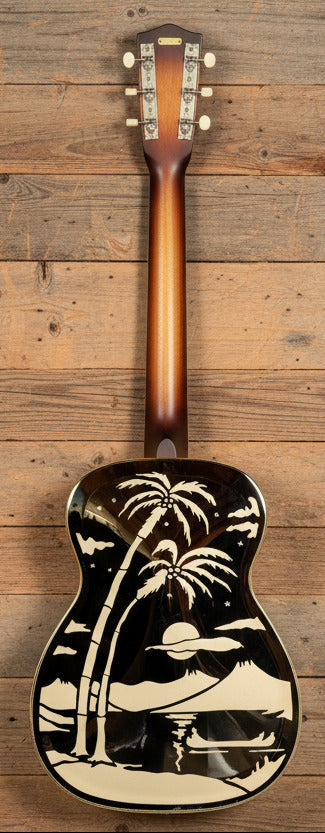 National Resophonic Style O 14 Fret Brass Resonator Guitar