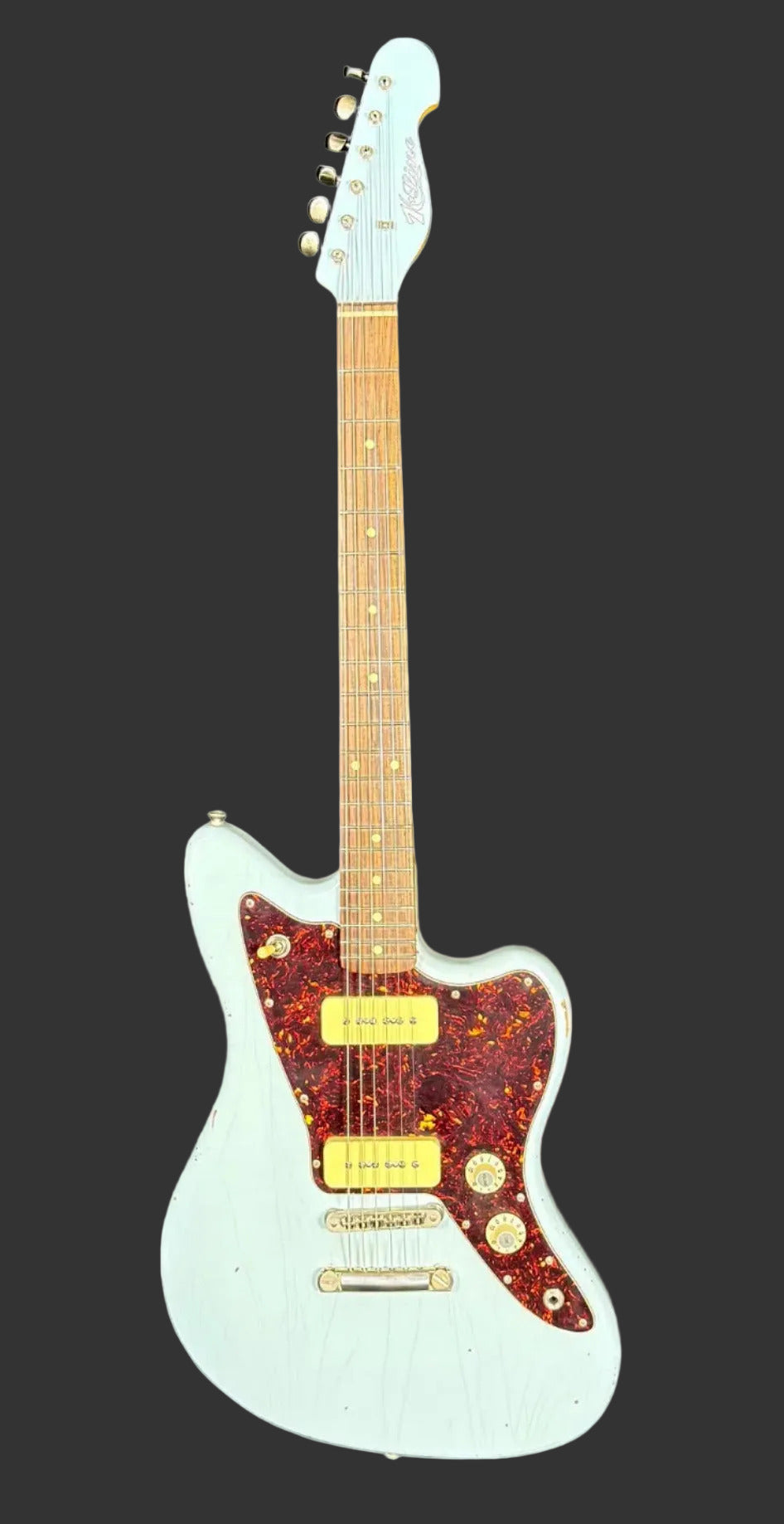 K-Line San Bernadino P90 Custom Built Electric Guitar Sonic Blue Relic
