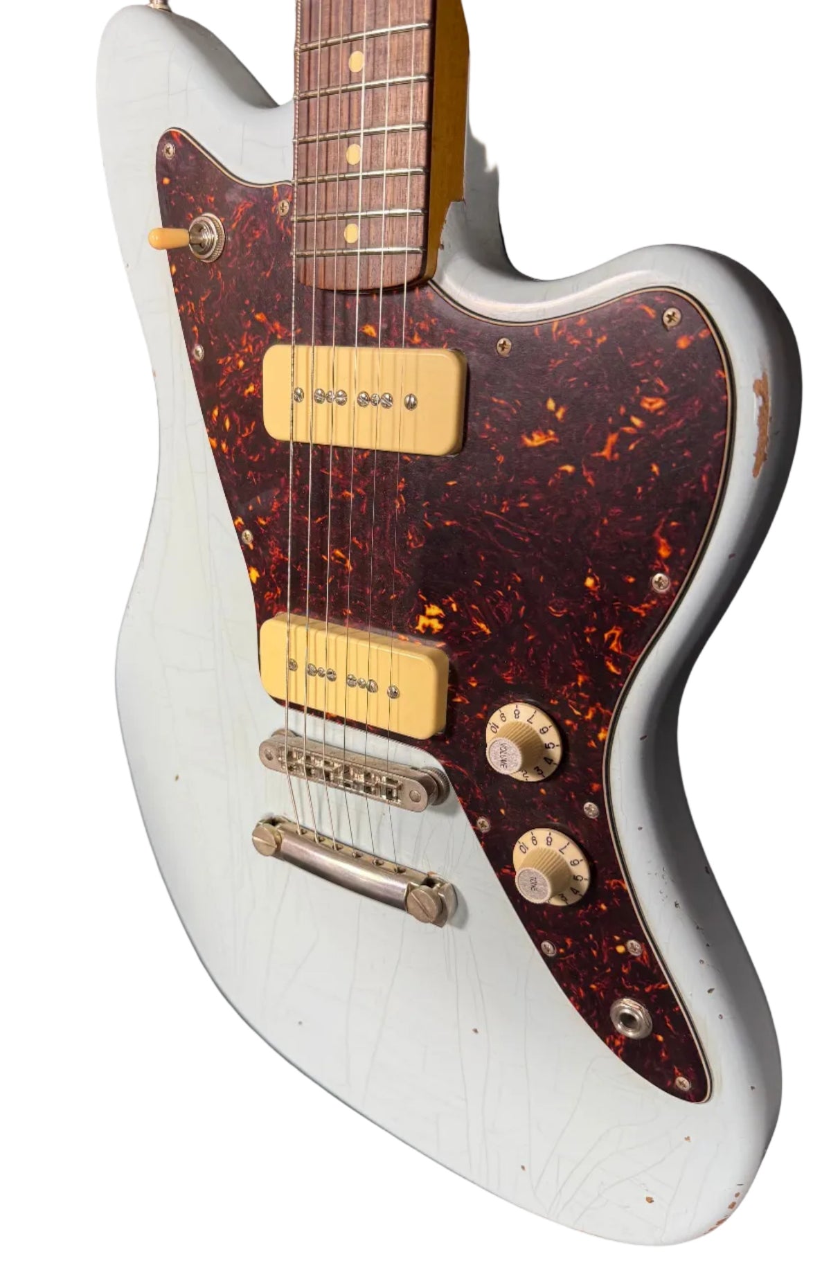 K-Line San Bernadino P90 Custom Built Electric Guitar Sonic Blue Relic