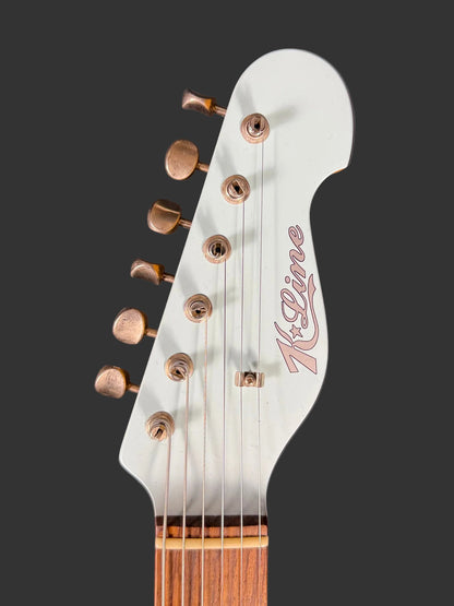 K-Line San Bernadino P90 Custom Built Electric Guitar Sonic Blue Relic