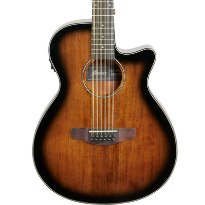 Ibanez AEG5012, 12 String Acoustic-Electric, Dark Violin Sunburst