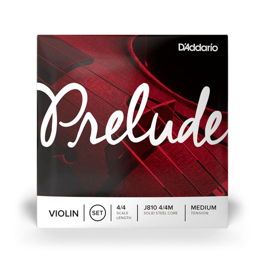 Daddario J810 4/4M,  PRELUDE VIOLIN STRING SET String Set, 4/4 Scale, Medium Tension