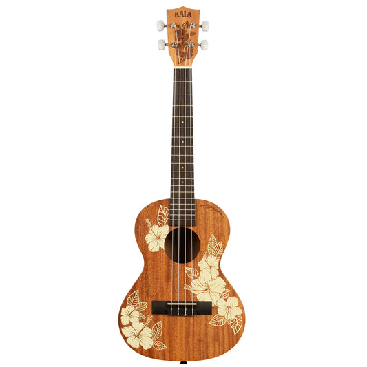 Kala Hibiscus Mahogany Tenor Ukulele
