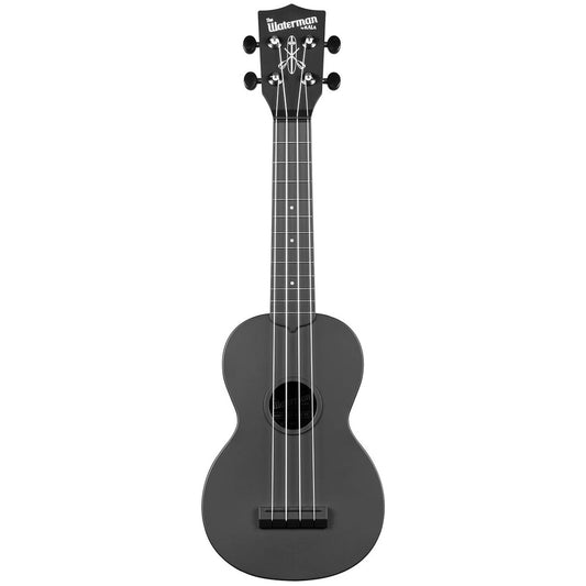 Kala KA-SWB-BK Waterman Black Soprano Ukulele, KA-SWB-BK