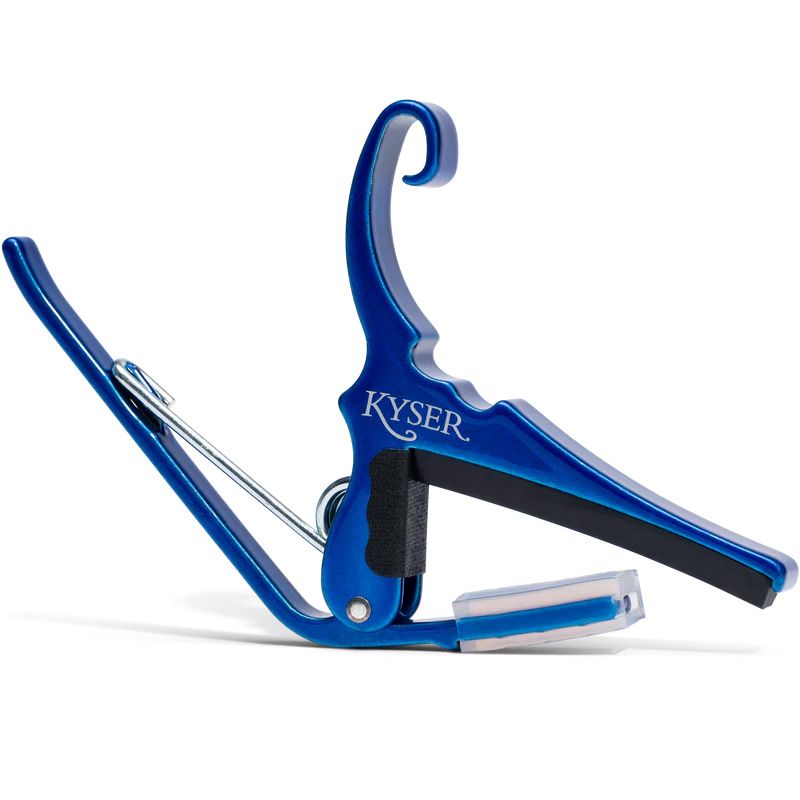 Kyser Quick-Change Acoustic Guitar Capo,KG6B, Blue