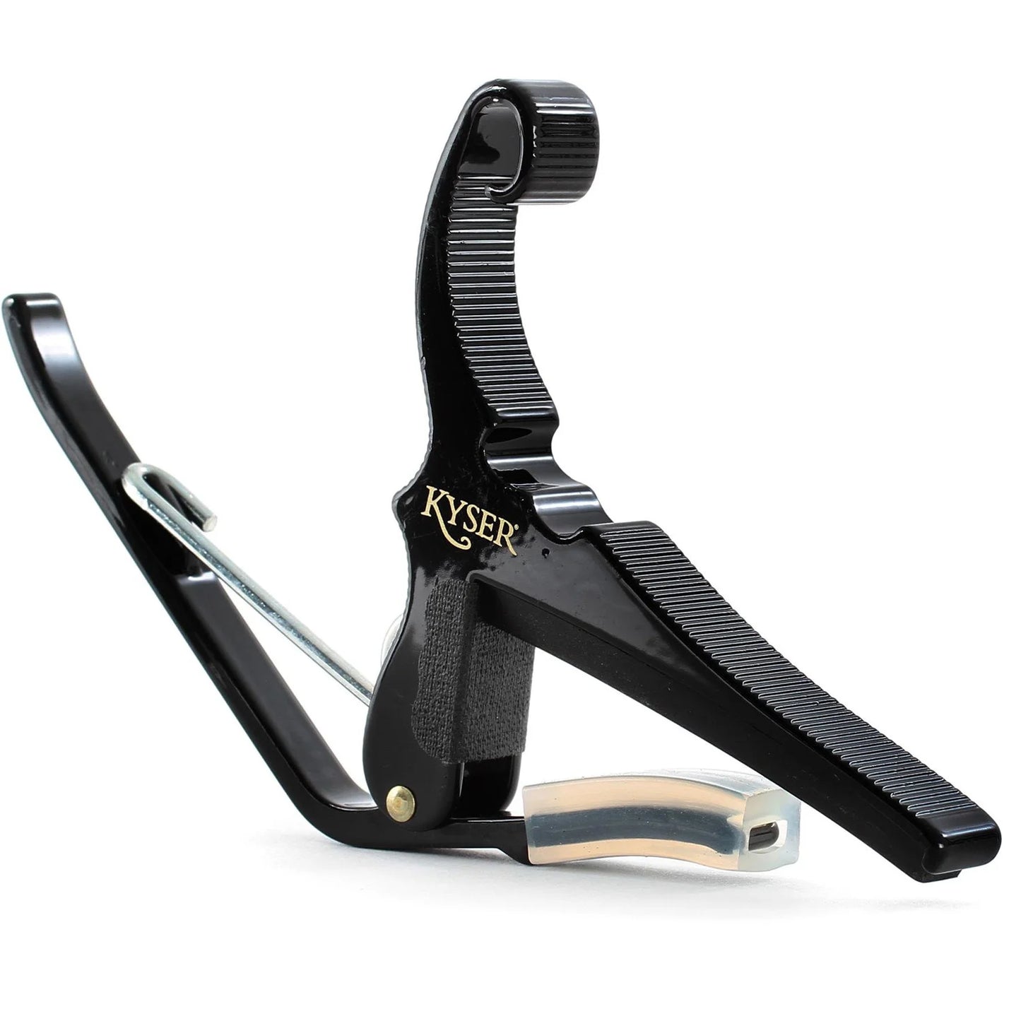 Kyser Quick-Change Acoustic Guitar Capo, KG6BC, Black Chrome