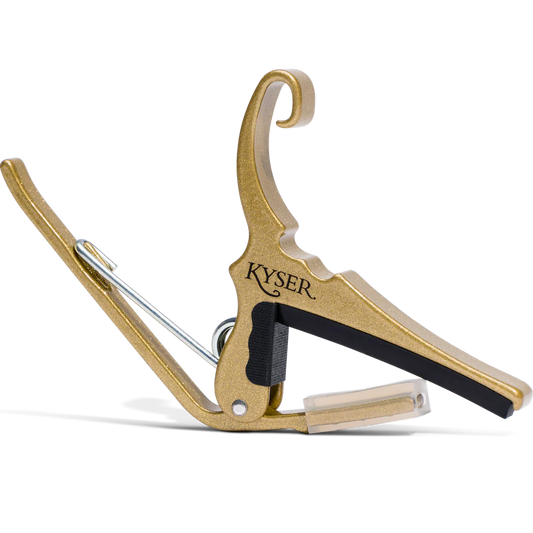 Kyser Quick-Change Acoustic Guitar Capo,KG6GO, Gold