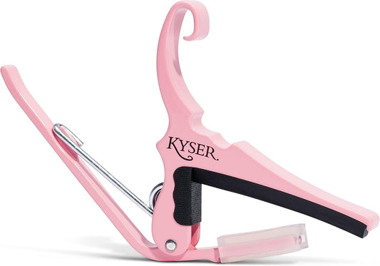 Kyser Quick-Change Acoustic Guitar Capo, KG6K, pink