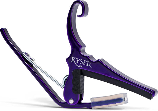 Kyser Quick-Change Acoustic Guitar Capo, KG6P, Purple