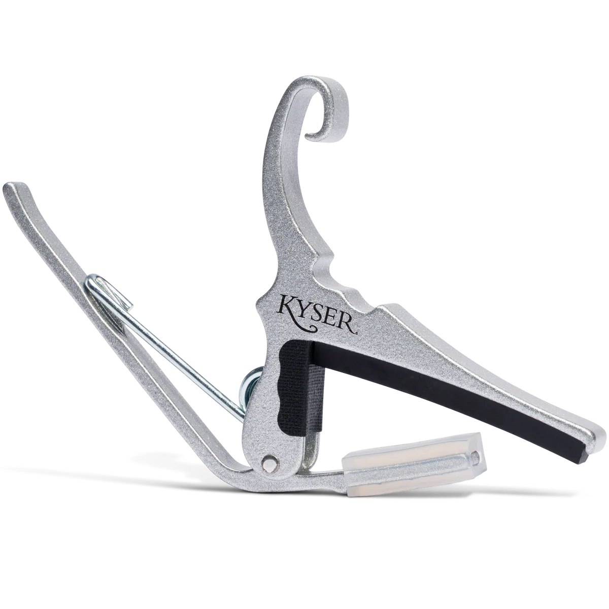 Kyser Quick-Change Acoustic Guitar Capo, KG6SI, Silver