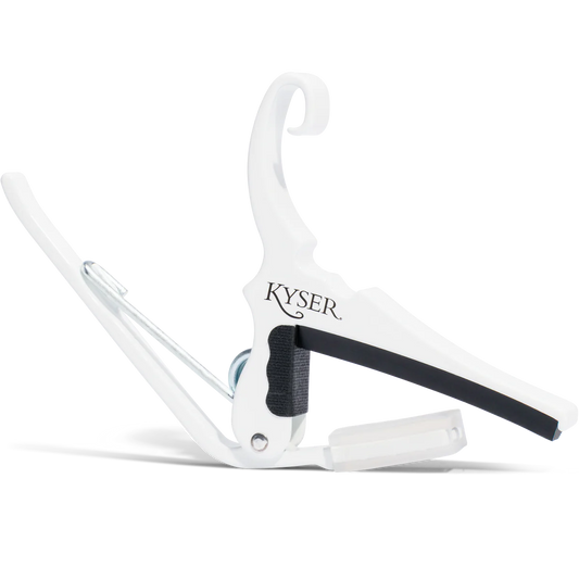 Kyser Quick-Change Acoustic Guitar Capo, KG6W, White