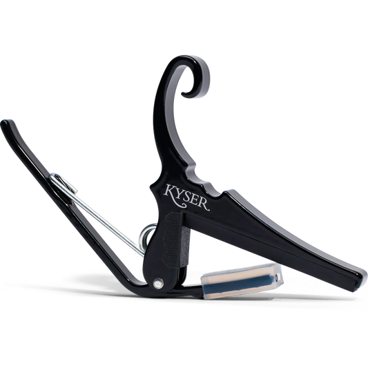 Kyser Quick-Change Acoustic Guitar Capo, KGCBK Black , classical guitar