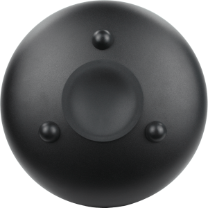 Amahi Black Steel Tongue Drum, 10″