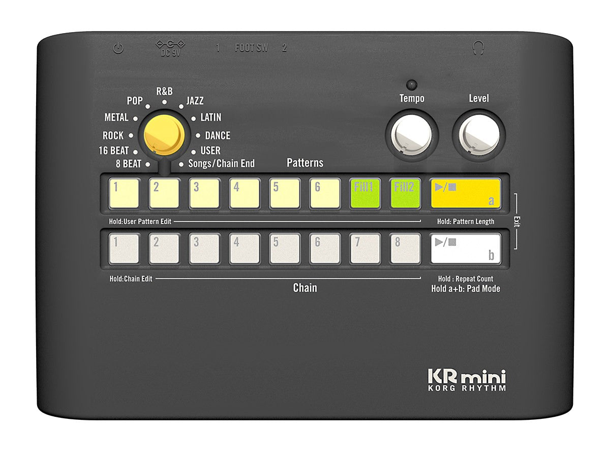 KORG KR-Mini, Drum machine