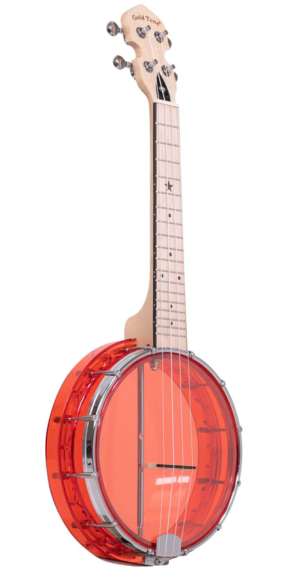 Gold Tone Little Gem, See-Through Banjo-Uke, Ruby