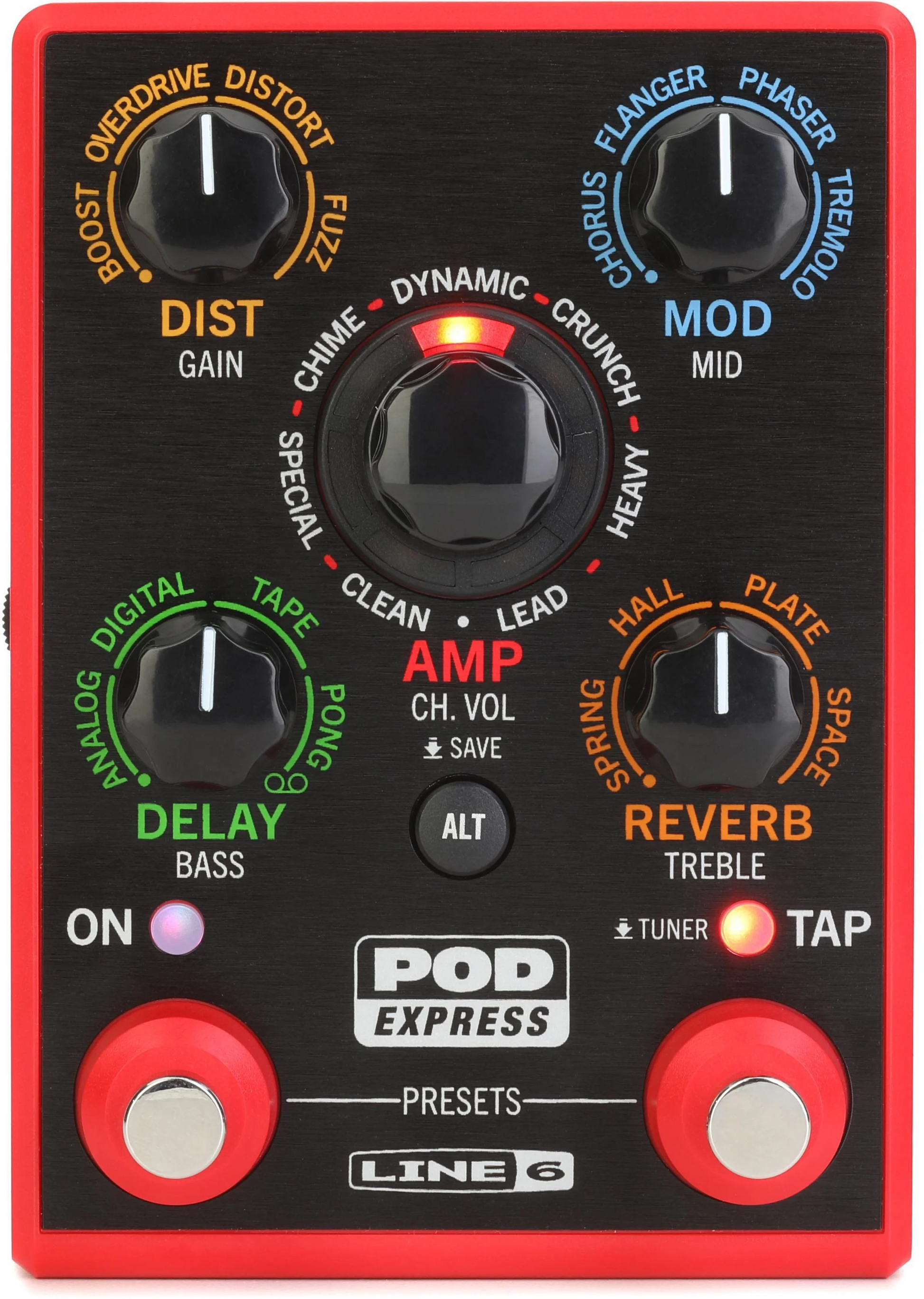 Line 6 POD Express Guitar Effects Pedal