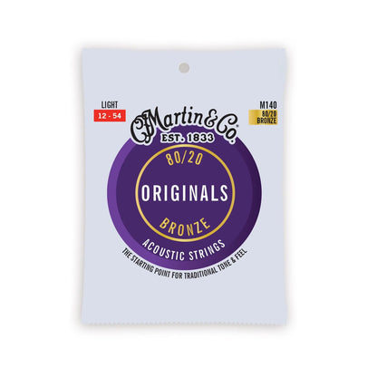 Martin M140 The Original Guitar Strings, 12-54