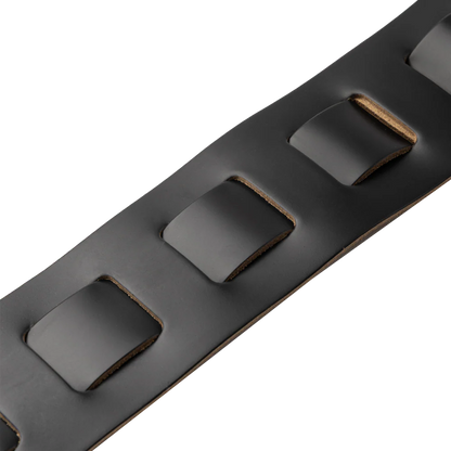 Levy's M26PD Black Amped Leather 3" Guitar Strap