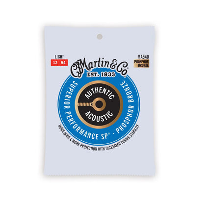 Martin MA540 Authentic Acoustic SP® Guitar Strings Phosphor Bronze