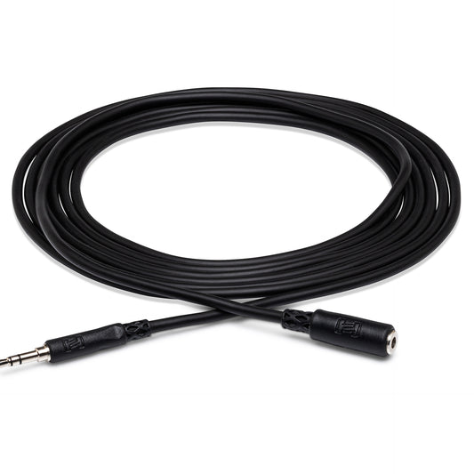 HOSA MHE-100 Headphone Extension Cable, 10 FT, 3.5 mm TRS to 3.5 mm TRS