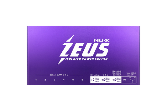 NUX Zeus 10-Port Isolated DC Power Supply