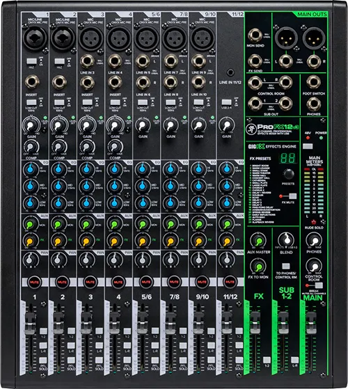 Mackie ProFX12 V3, Audio Mixer