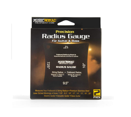 Music Nomad, Precision Radius Gauge Set - 2 Pak , MN603