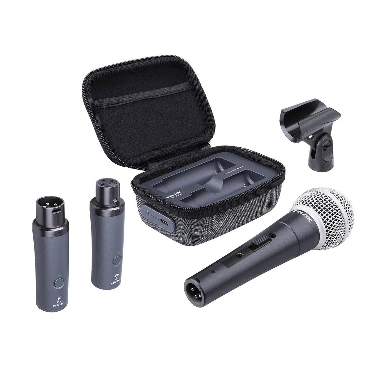 NUX  B-3RC 2.4GHz Wireless Microphone System